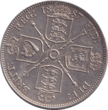 1887 FLORIN ( EF ) - FLORIN - Cambridgeshire Coins