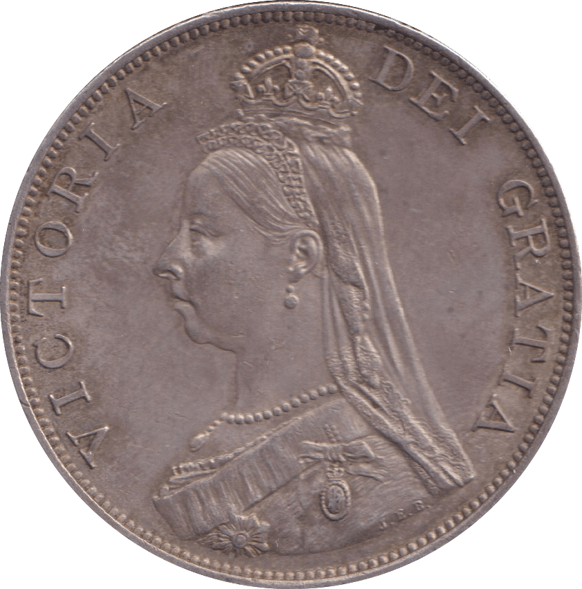 1887 FLORIN ( EF ) - FLORIN - Cambridgeshire Coins