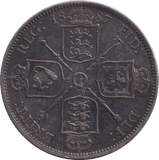 1887 FLORIN ( EF ) - FLORIN - Cambridgeshire Coins