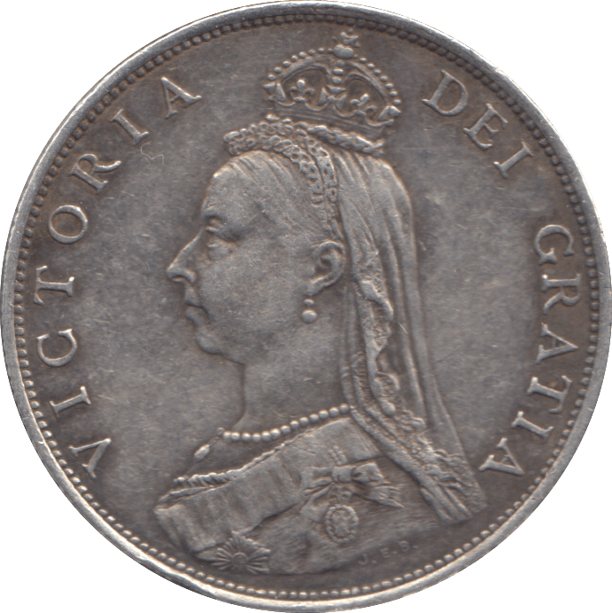 1887 FLORIN ( EF ) - FLORIN - Cambridgeshire Coins
