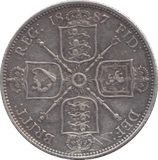 1887 FLORIN ( EF ) - FLORIN - Cambridgeshire Coins