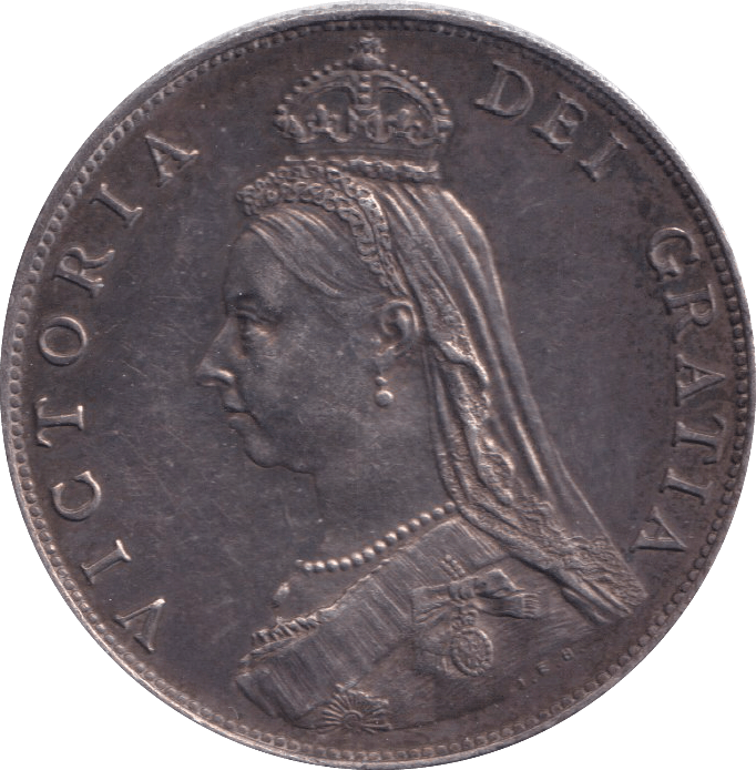 1887 FLORIN ( EF ) - FLORIN - Cambridgeshire Coins