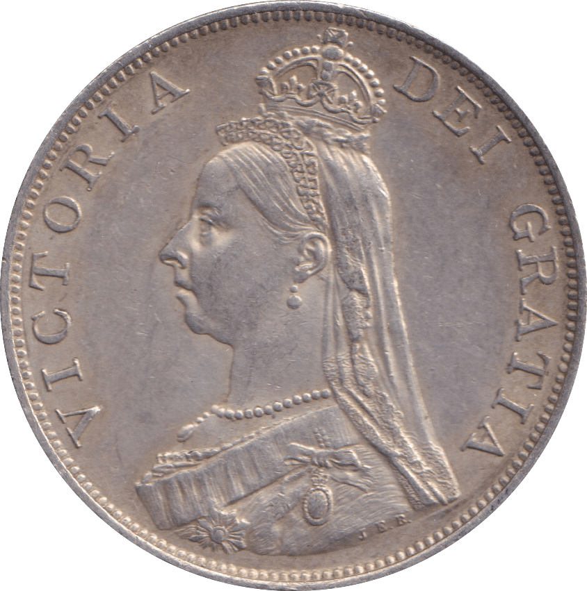 1887 FLORIN ( EF ) - FLORIN - Cambridgeshire Coins