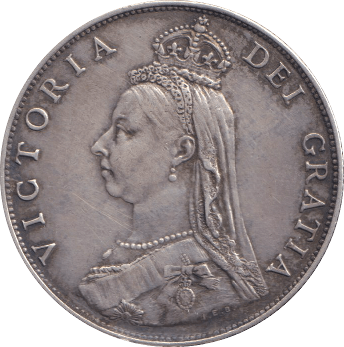1887 FLORIN ( EF ) - FLORIN - Cambridgeshire Coins