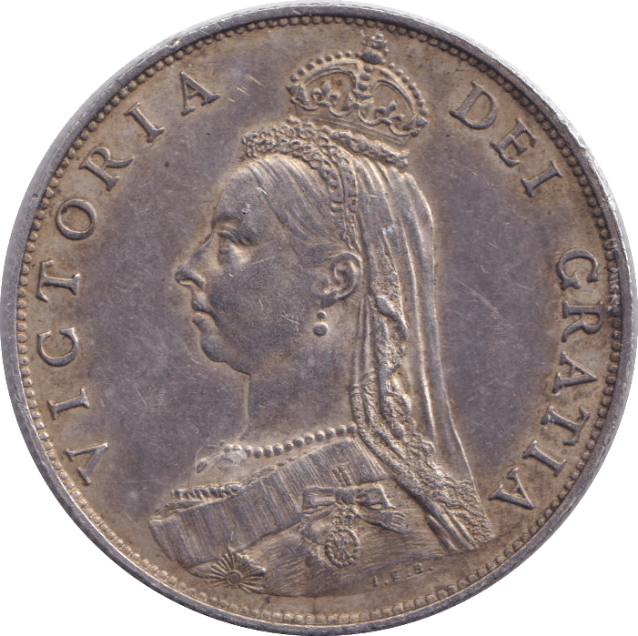 1887 FLORIN ( EF ) - FLORIN - Cambridgeshire Coins