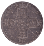 1887 FLORIN ( EF ) - FLORIN - Cambridgeshire Coins