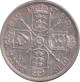 1887 FLORIN ( EF ) - FLORIN - Cambridgeshire Coins
