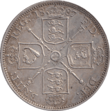 1887 FLORIN ( EF ) - FLORIN - Cambridgeshire Coins
