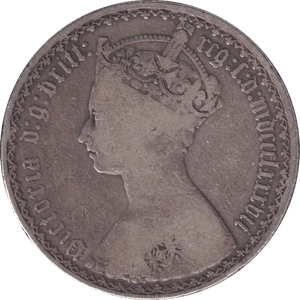 1887 FLORIN ( FINE ) - FLORIN - Cambridgeshire Coins