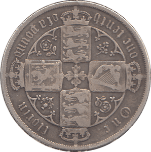 1887 FLORIN ( FINE ) - FLORIN - Cambridgeshire Coins