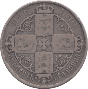 1887 FLORIN ( FINE ) - FLORIN - Cambridgeshire Coins