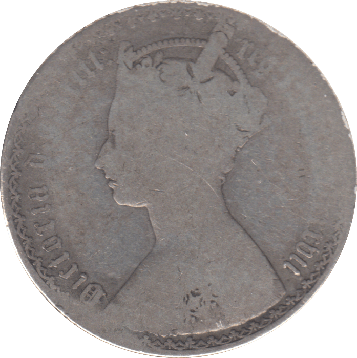 1887 FLORIN ( FINE ) - FLORIN - Cambridgeshire Coins