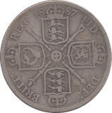1887 FLORIN ( FINE ) - FLORIN - Cambridgeshire Coins