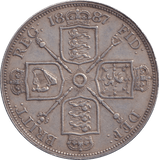 1887 FLORIN ( GVF ) - FLORIN - Cambridgeshire Coins