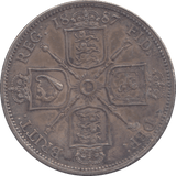 1887 FLORIN ( GVF ) - FLORIN - Cambridgeshire Coins