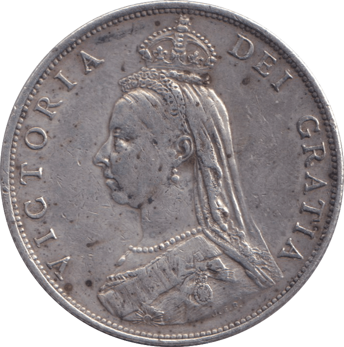 1887 FLORIN ( GVF ) - FLORIN - Cambridgeshire Coins