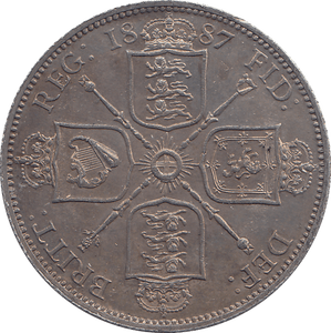 1887 FLORIN ( UNC ) - FLORIN - Cambridgeshire Coins