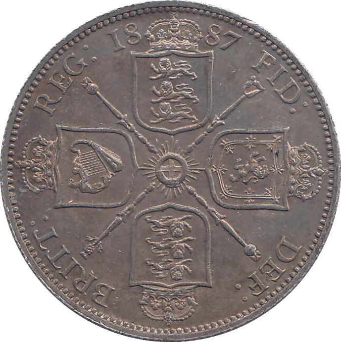 1887 FLORIN ( UNC ) - FLORIN - Cambridgeshire Coins