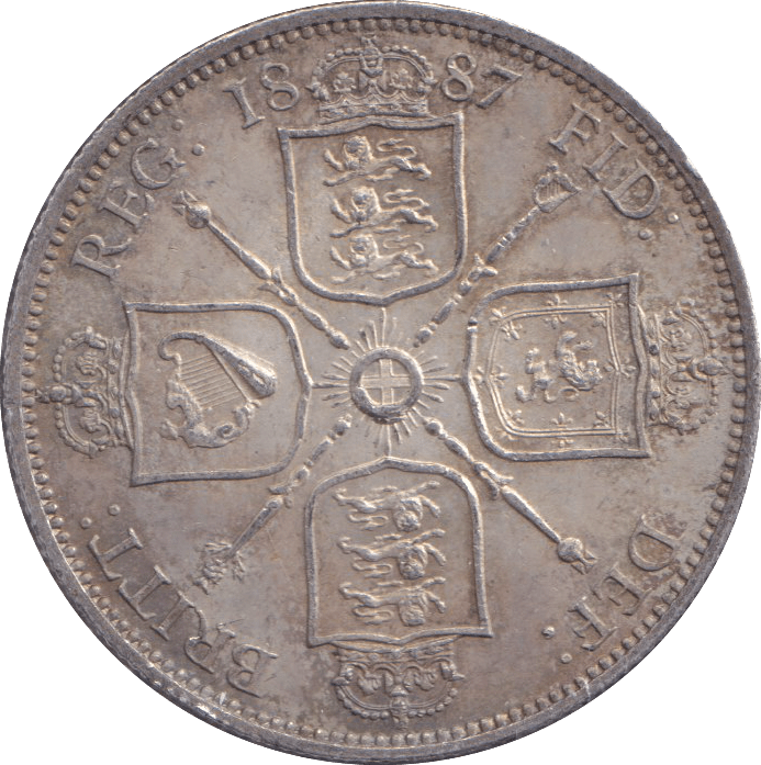 1887 FLORIN ( UNC ) - FLORIN - Cambridgeshire Coins