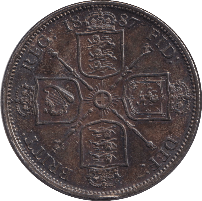 1887 FLORIN ( UNC ) - FLORIN - Cambridgeshire Coins