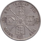 1887 FLORIN ( VF ) - FLORIN - Cambridgeshire Coins