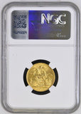 1887 GOLD 1 SOVEREIGN ( NGC ) MS 61 - NGC GOLD SOVEREIGN - Cambridgeshire Coins