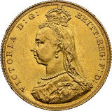 1887 GOLD 1 SOVEREIGN ( NGC ) MS 61 - NGC GOLD SOVEREIGN - Cambridgeshire Coins