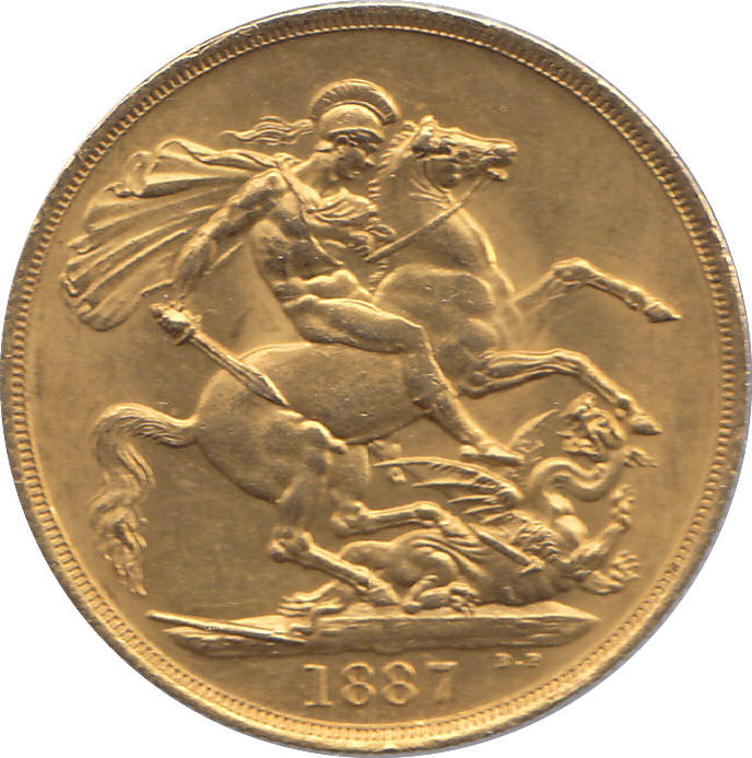 1887 GOLD DOUBLE SOVEREIGN ( AUNC ) - DOUBLE SOVEREIGN - Cambridgeshire Coins