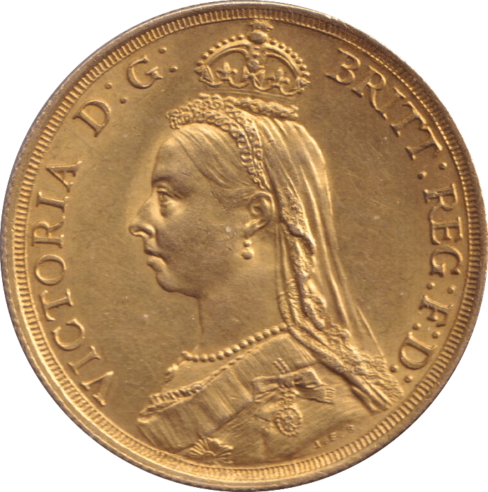 1887 GOLD DOUBLE SOVEREIGN ( AUNC ) - Double Sovereign - Cambridgeshire Coins