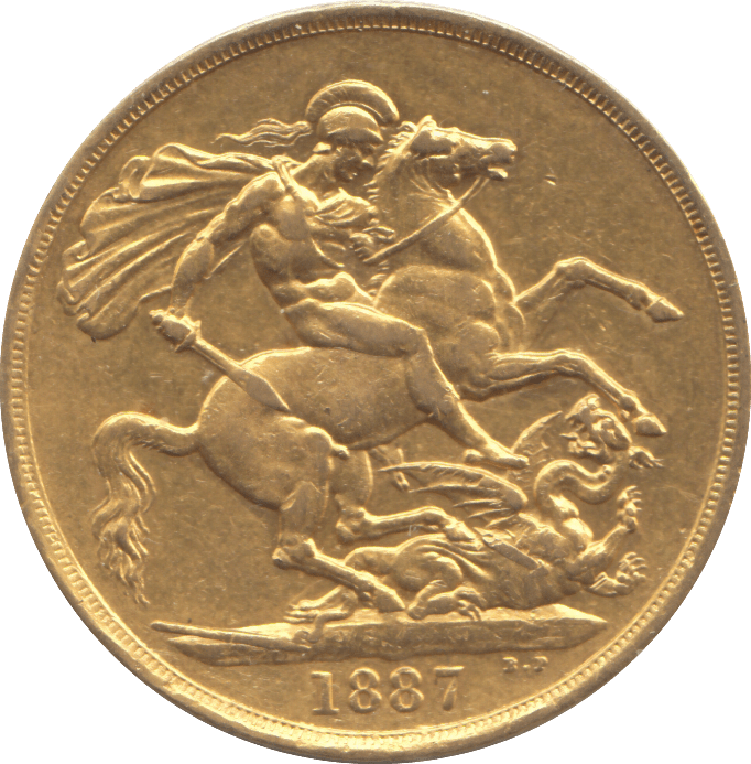 1887 GOLD DOUBLE SOVEREIGN ( GVF ) - DOUBLE SOVEREIGN - Cambridgeshire Coins