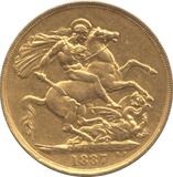 1887 GOLD DOUBLE SOVEREIGN ( GVF ) - DOUBLE SOVEREIGN - Cambridgeshire Coins