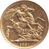 1887 GOLD DOUBLE SOVEREIGN ( UNC ) 6 - Double Sovereign - Cambridgeshire Coins
