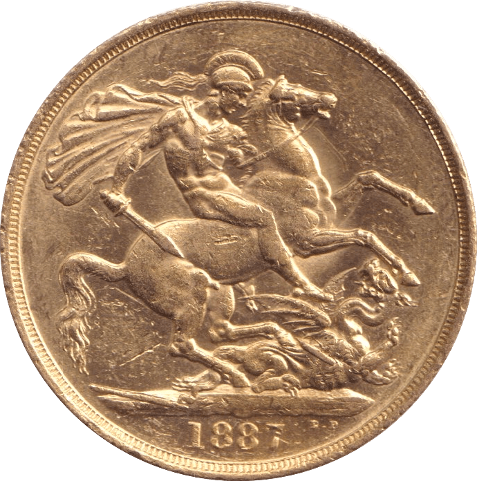 1887 GOLD DOUBLE SOVEREIGN ( UNC ) 7 - DOUBLE SOVEREIGN - Cambridgeshire Coins