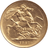 1887 GOLD DOUBLE SOVEREIGN ( UNC ) 8 - DOUBLE SOVEREIGN - Cambridgeshire Coins