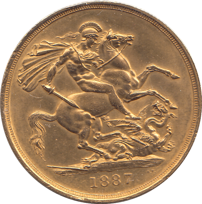 1887 GOLD DOUBLE SOVEREIGN ( UNC ) - DOUBLE SOVEREIGN - Cambridgeshire Coins