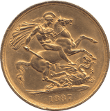 1887 GOLD DOUBLE SOVEREIGN ( UNC ) - DOUBLE SOVEREIGN - Cambridgeshire Coins