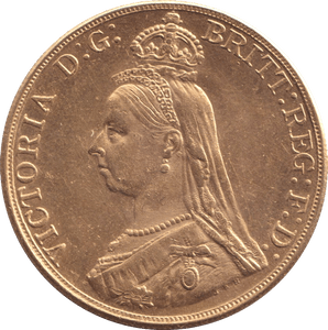 1887 GOLD FIVE POUND SOVEREIGN ( GVF ) - GOLD FIVE POUNDS - Cambridgeshire Coins