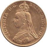 1887 GOLD FIVE POUND SOVEREIGN ( GVF ) - GOLD FIVE POUNDS - Cambridgeshire Coins