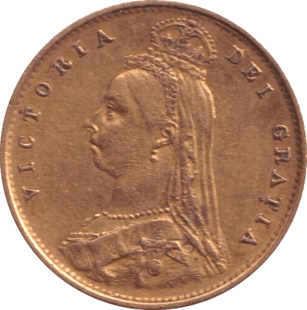 1887 GOLD HALF SOVEREIGN ( GVF ) - Half Sovereign - Cambridgeshire Coins