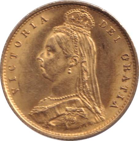 1887 GOLD HALF SOVEREIGN ( UNC ) - HALF SOVEREIGN - Cambridgeshire Coins