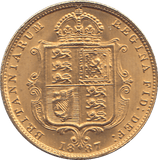 1887 GOLD HALF SOVEREIGN ( UNC ) - HALF SOVEREIGN - Cambridgeshire Coins