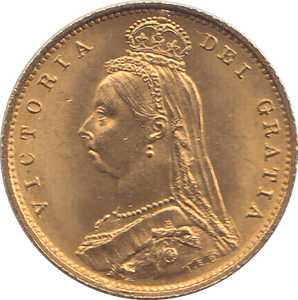 1887 GOLD HALF SOVEREIGN ( UNC ) - HALF SOVEREIGN - Cambridgeshire Coins