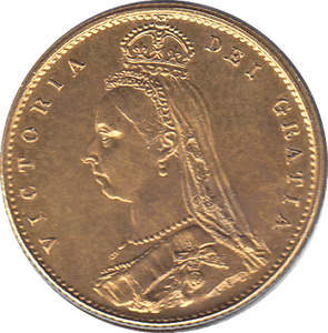 1887 GOLD HALF SOVEREIGN ( UNC ) - Half Sovereign - Cambridgeshire Coins