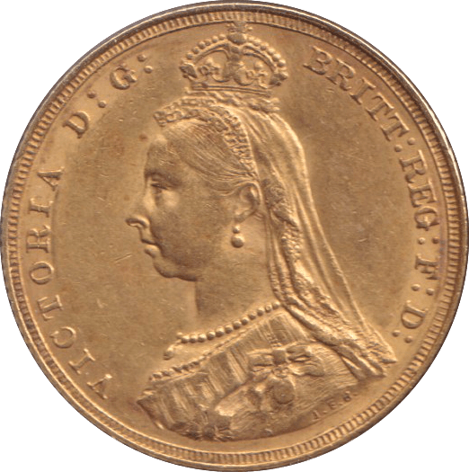 1887 GOLD SOVEREIGN ( AUNC ) - SOVEREIGN - Cambridgeshire Coins