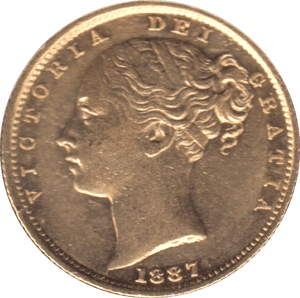 1887 GOLD SOVEREIGN ( EF ) SYDNEY MINT 1 - SOVEREIGN - Cambridgeshire Coins