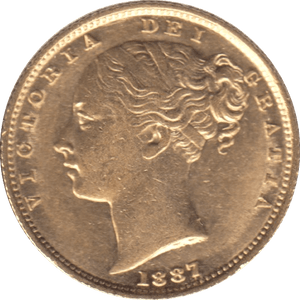 1887 GOLD SOVEREIGN ( EF ) SYDNEY MINT 2 - SOVEREIGN - Cambridgeshire Coins