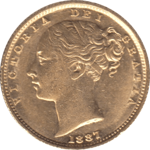 1887 GOLD SOVEREIGN ( EF ) SYDNEY MINT 2 - SOVEREIGN - Cambridgeshire Coins