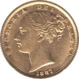 1887 GOLD SOVEREIGN ( EF ) SYDNEY MINT 2 - SOVEREIGN - Cambridgeshire Coins