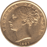 1887 GOLD SOVEREIGN ( EF ) SYDNEY MINT - SOVEREIGN - Cambridgeshire Coins