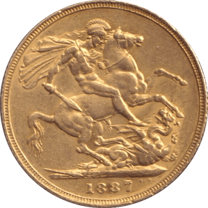 1887 GOLD SOVEREIGN ( GVF ) - SOVEREIGN - Cambridgeshire Coins